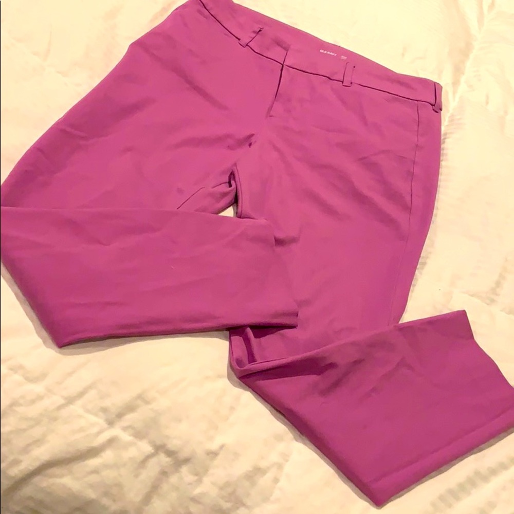 Old Navy Pixie Pants in fuchsia